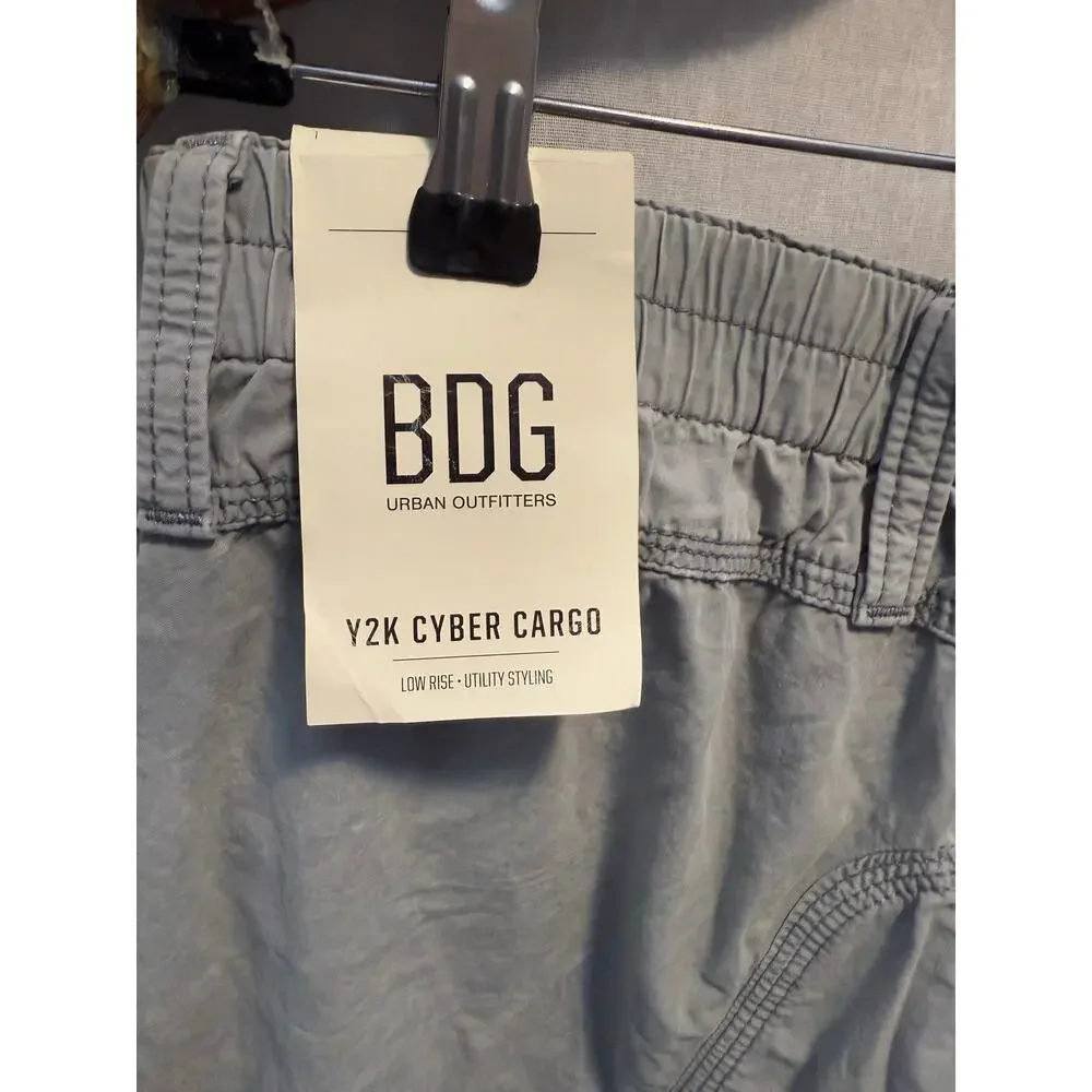 Urban Outfitters BDG Cargo Pants Y2K Low Rise Utility Baggy Loose Cotton L NEW